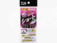 ダイワ 職人堤防サビキ ショート - ミニクール2 GU1050 # ピンク・ピンク 小アジ4号金 ハリス1.5号 幹糸3号
