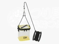 ダイワ ポータブル活かし水くみ - <span class="badge bg-danger">メール便不可</span> #クリアーイエロー 15 約15×15×18cm