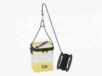 ダイワ ポータブル活かし水くみ - <span class="badge bg-danger">メール便不可</span> #クリアーイエロー 17 約17×17×19cm
