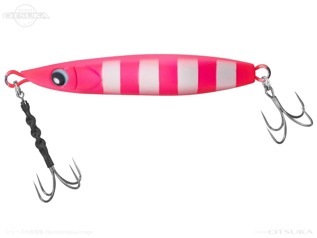 ダイワ 鏡牙ジグ ベーシック-QH 120g #マットピンクゼブラ の通販