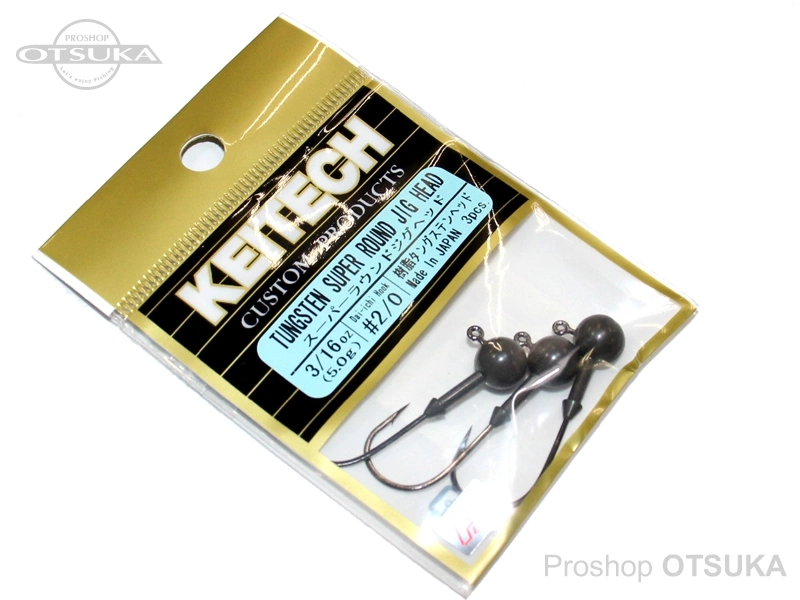 ケイテック ジグヘッド スーパーラウンドジグヘッド 3/16oz #2/0 -
