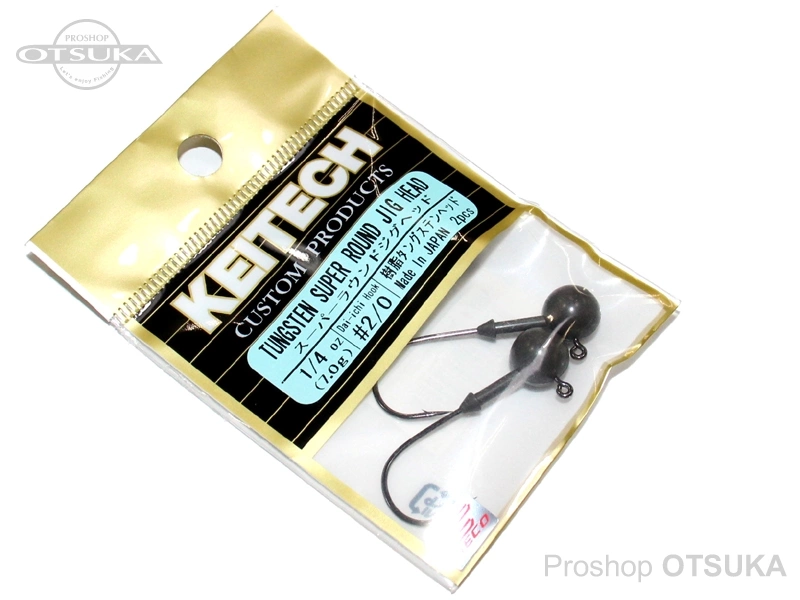 ケイテック ジグヘッド スーパーラウンドジグヘッド 1/4oz #2/0 -