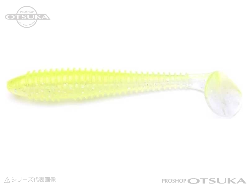 ケイテック スイングインパクト スイングインパクト ファット2.8インチ 2.8インチ #484T チャートリュースシャッド