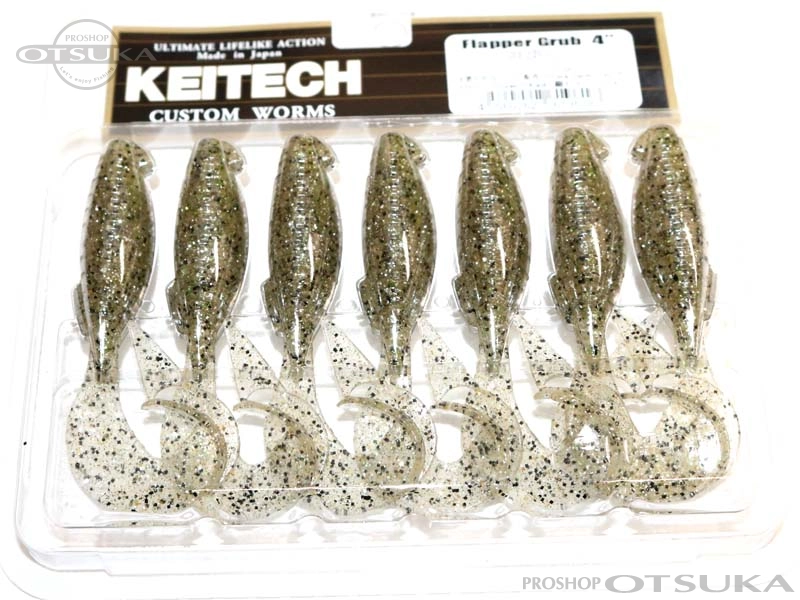 ケイテック フラッパーグラブ フラッパーグラブ4インチ 4インチ #320S シルバーシャッド 銀トラ