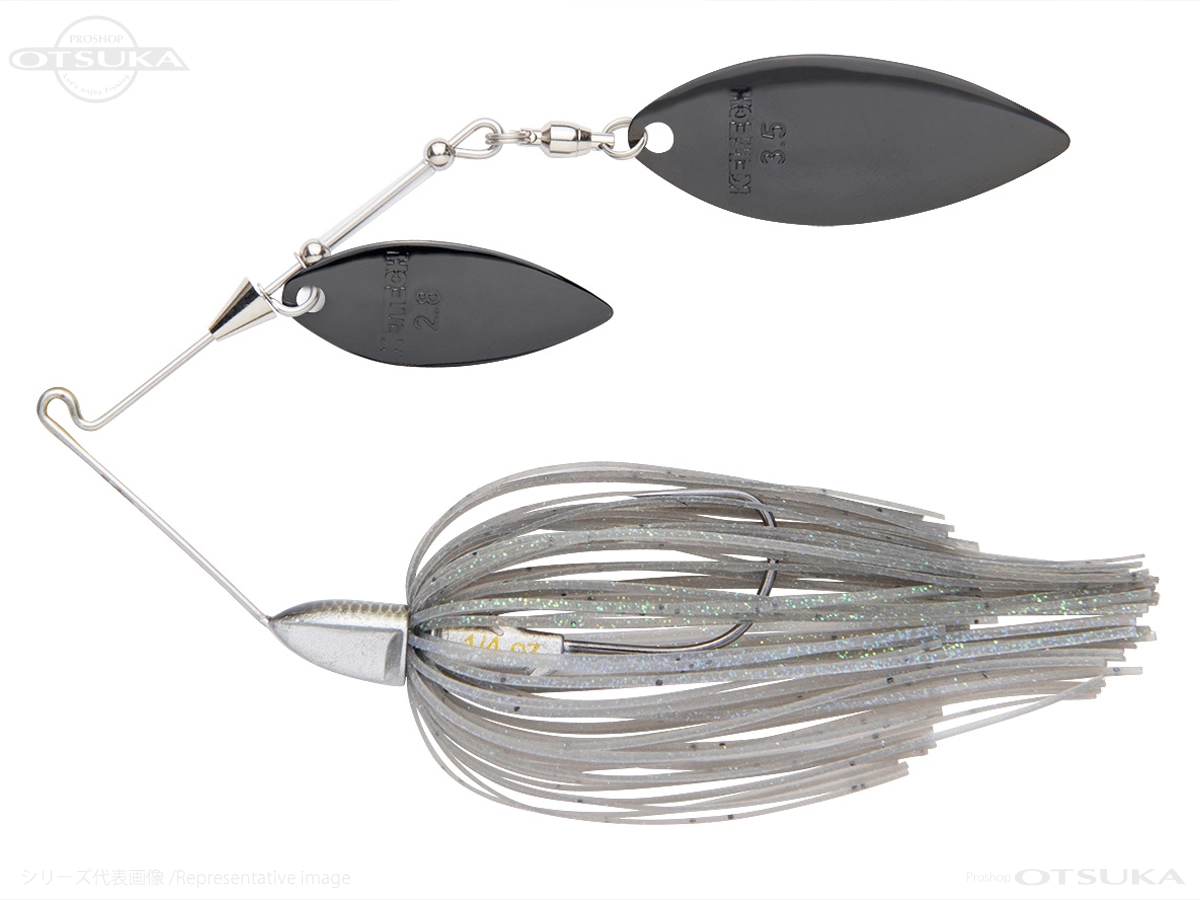 ケイテック ベイビーTボーンスピナーベイト ベイビーTボーンスピナーベイト3/8oz タンデムウィロー3/8oz #513スモーキンシャッド