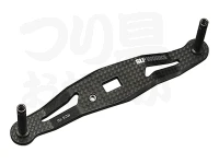 ダイワ RCS ハンドル - RCSB 95mm カーボンライトクランクハンドル #ブラック 標準自重9g