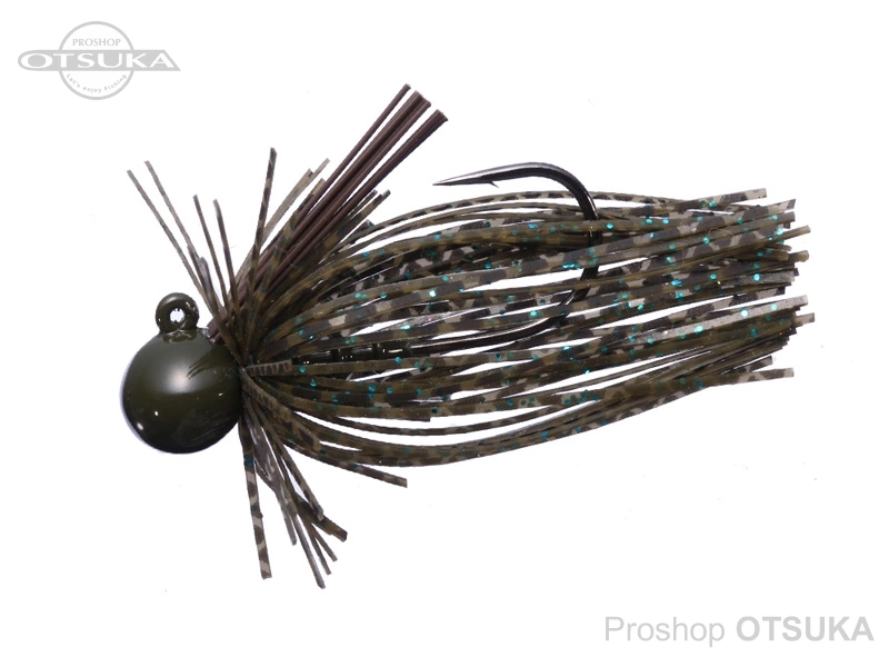 OSP OSPジグ OSPジグ03 ハンツ11g 11g シリコンSKIRT エコモデル #eS-12 グリーンパンプキンブルーフレーク