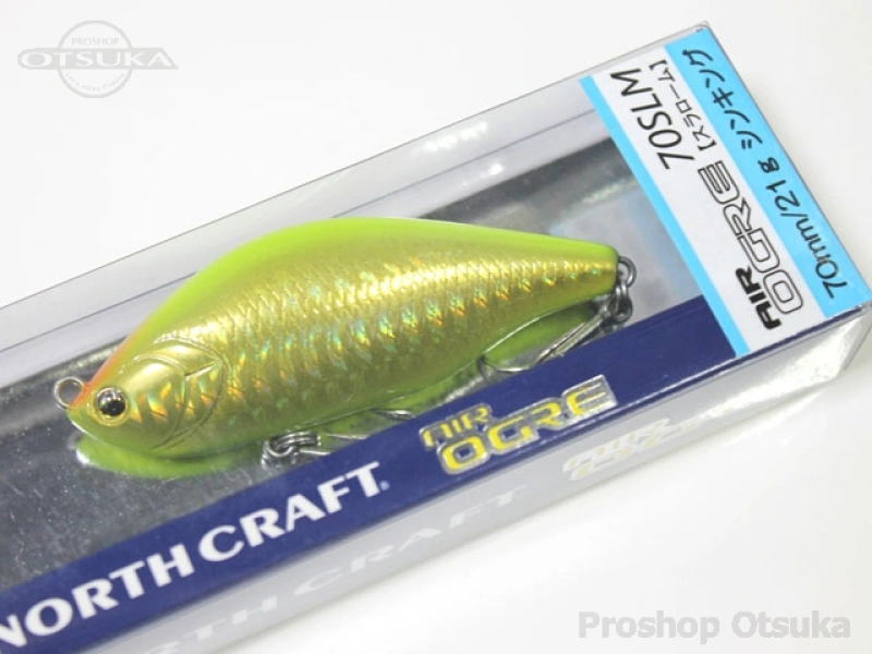 ノースクラフト エアーオグル エアーオグル 70SLM 70mm 21g スラローム #ゴールドチャート