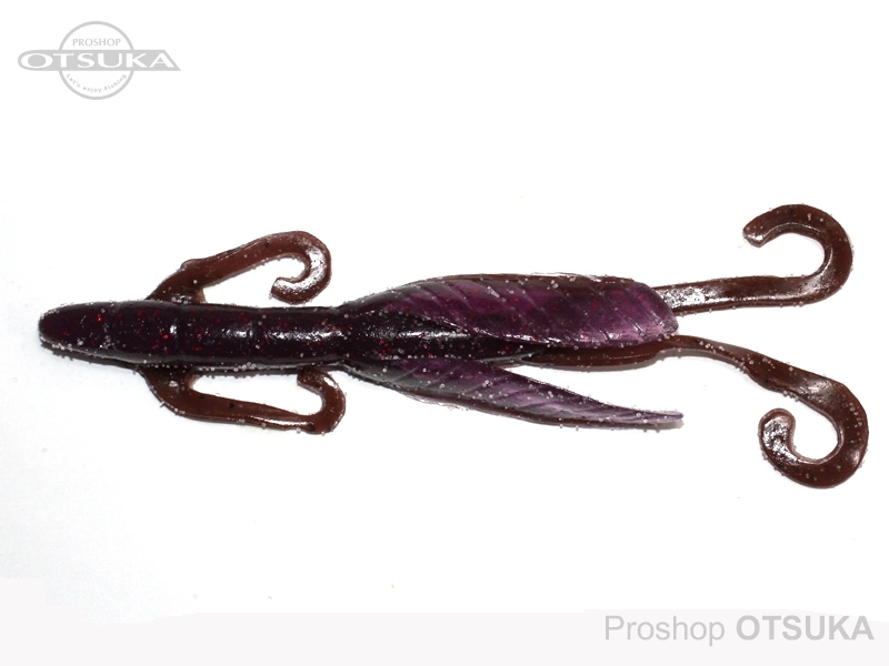 カリフォルニアワーム ドラゴンフライ ドラゴンフライ5.5インチ 5.5インチ #ブラウン/パープル