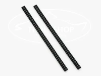 フルクリップ ハンガーバー - DM10L #ブラック 横幅 約189mm、縦幅 約10mm