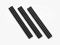 フルクリップ ハンガーバー - DM15S #ブラック 横幅 約113mm、縦幅 約15mm