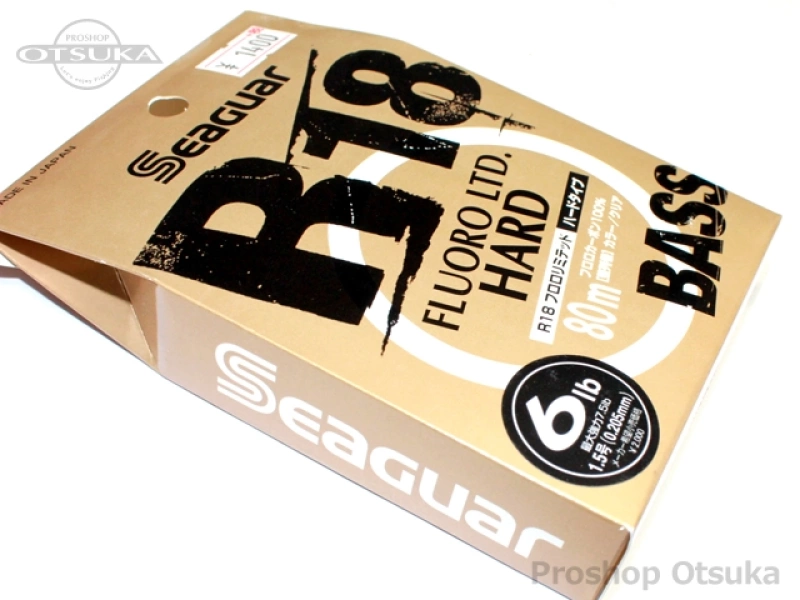 クレハ シーガー シーガー R18 フロロリミテッドハードバス ** 6lb 80m #クリアー