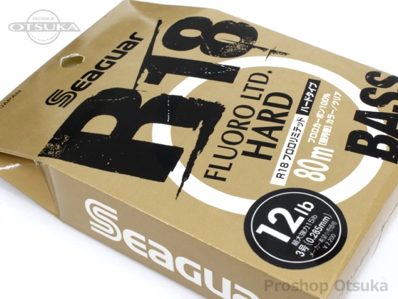 クレハ シーガー シーガー R18 フロロリミテッドハードバス ** 12lb 80m #クリアー