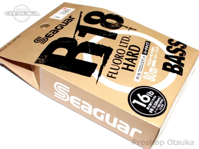 クレハ シーガー R18 フロロリミテッドハードバス 16lb 80m #クリアー