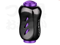 ゴメクサス T 22 - ハンドルノブ #ブラックパープル ハンドルノブ チタン製22mm T22BKPL