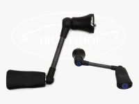 リヴァイブ ファンネル スピニング用カーボンハンドル RF-47.5DA-MBK-B ダイワ用47.5mm #マットブラック/ブルー