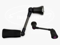 リヴァイブ ファンネル スピニング用カーボンハンドル RF-42.5DA-MBK-P ダイワ用42.5mm #マットブラック/パープル