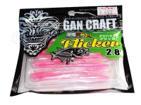 ガンクラフト 鯵爆吸 - フリッカー 2.8インチ #11 バブルピンク 2.8インチ