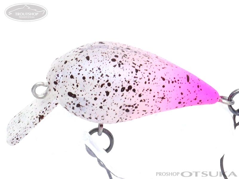 オフィスユーカリ ミニクラ ミニクラ 25.7mm 1.8g スローシンキング #3 ブチブラレッドグロー