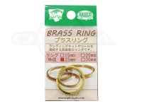 アングル アキスコ - ブラスリング #ゴールド 15mm