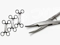 アングル フォーセップ - アットスマート #ブラック 5インチ カーブ