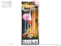 下田漁具 イカサビキ シュリンプII - SIS2-1125  11cm 2段 幹6号 ハリス4号 全長 6.4m