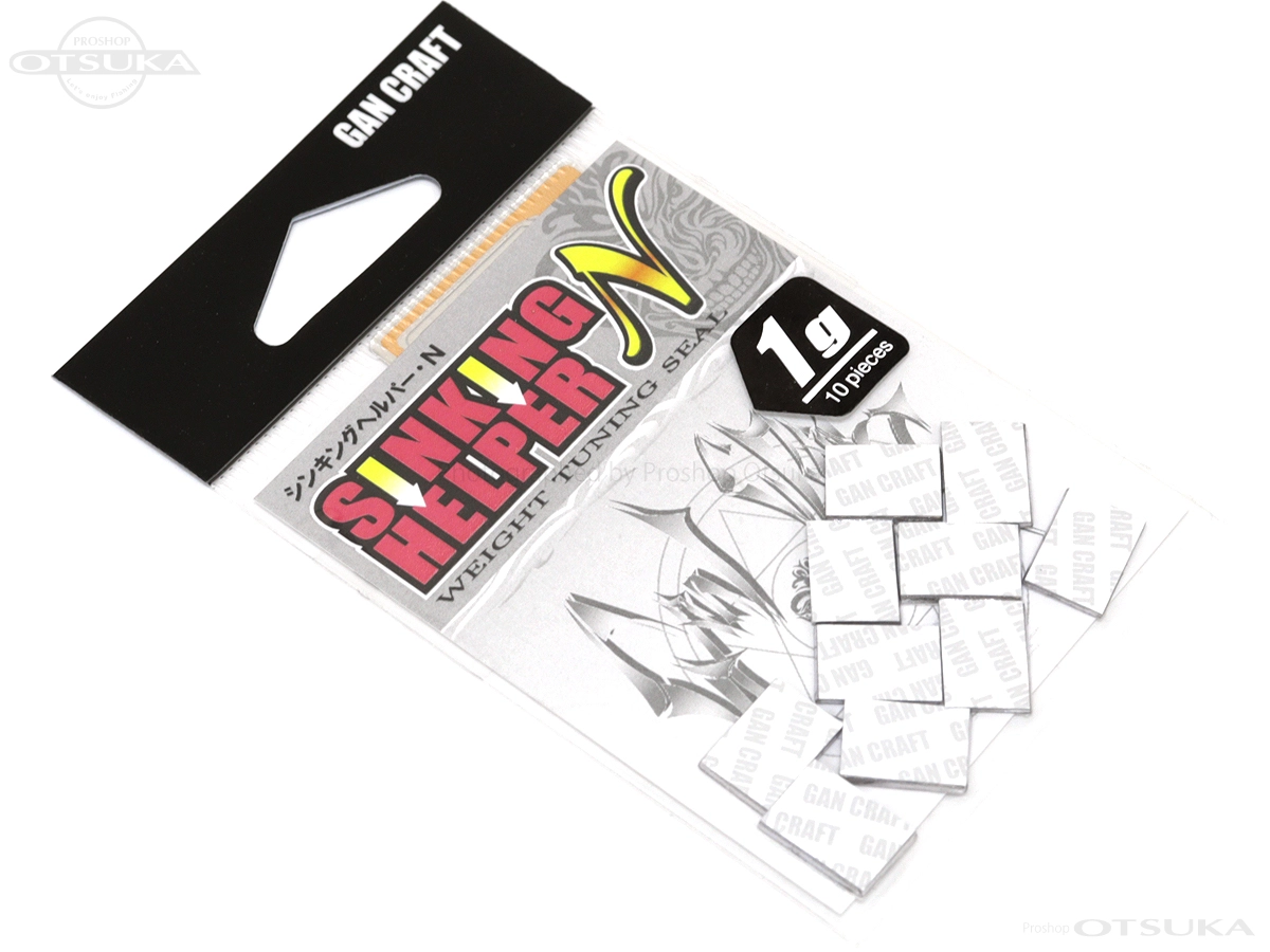 ガンクラフト シンキングヘルパー シンキングヘルパーN 1枚1g #01 ホワイト