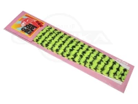 レイン 鯛ラバ替スカートシート -  #ホットチャートゼブラ 長さ約14.5cm 太さ0.8mm