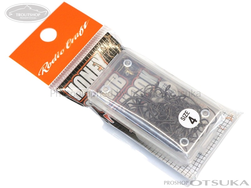 ロデオクラフト シングルフック ハニカムTフック フッ素コート サイズ #4 -