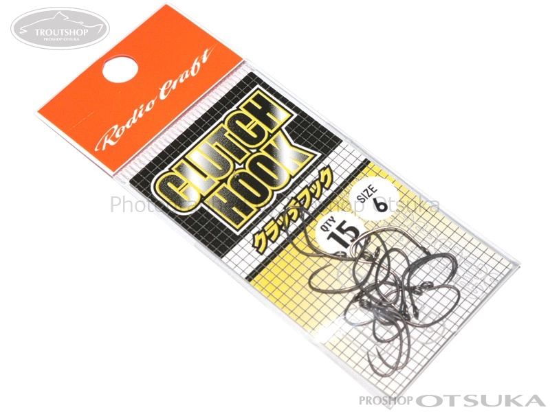 ロデオクラフト シングルフック クラッチフック サイズ #6 -