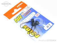 レイン ジグヘッド NR ガード #ブラック 3/32oz(2.7g) #1フック