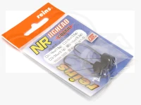 Reins Jig Head NR Jig Head Guard #burakku 3/16oz(5.0g) Size 1 Hook