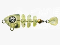 ブリーデン 魚骨 - 44シャロー #03　クリアイエローラメ 44mm 2.0g　シンキング