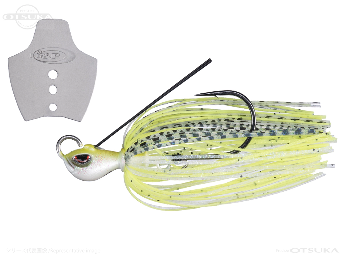 OSP メタルブレードジグ メタルブレードジグ 3/16oz 3/16oz #BJ-52 ホワイトチャート