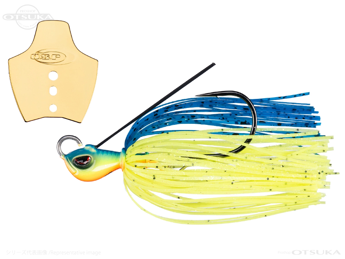 OSP メタルブレードジグ メタルブレードジグ 3/16oz 3/16oz #BJ-53 チャートブルーバック