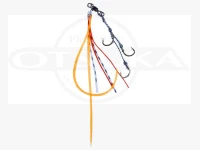 Crazy Ocean Kachi Tackle Tai Rubber - Kachitto Tai-Raba Complete Unit Size 2 Tropical Orange DUAL CARRY