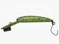 ハンクル ザッガー - 38B1 #キラキラウォーターメロン 38mm 2.8g ボトムバンプシンキング