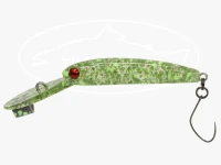 HMKL Zagger -  38B1 Half Wasabi RG 38mm 2.2g Bottom Bump Sinking