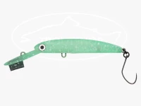 ハンクル ザッガー - 50B1 ラトル # ゴカボ(グロー) 5.0cm 3.4g ファストシンキング