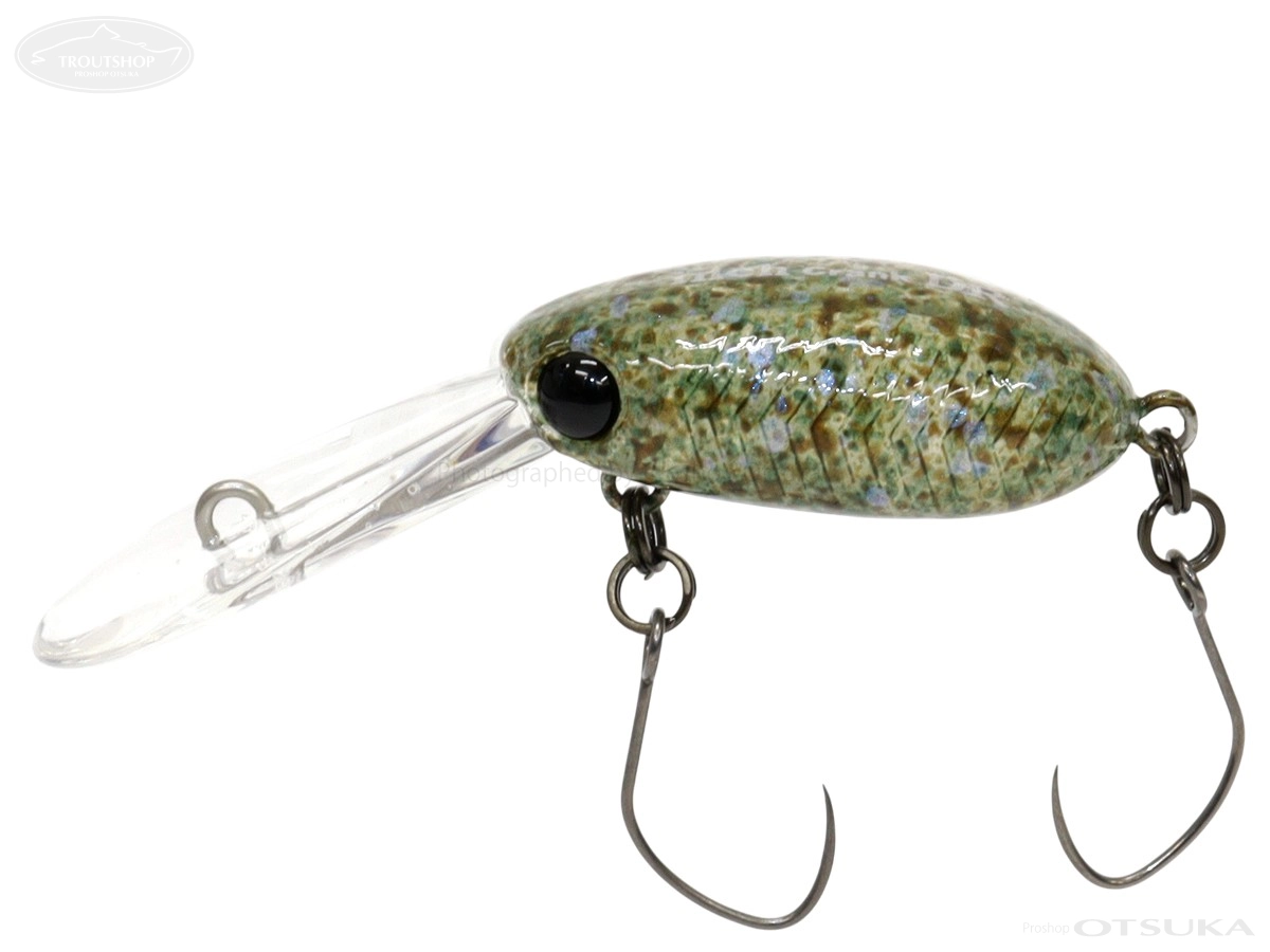 ハンクル インチクランク インチクランク ラトリン DR 2.5cm 1.9g フローティング #MSブラウンG