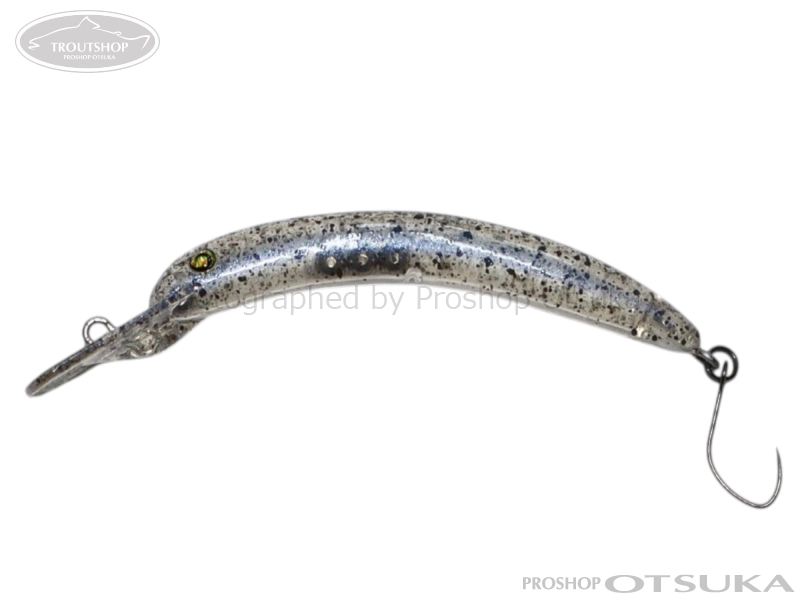 なぶら家 転ニョロ 転ニョロ S 50mm 2.1g シンキング #No.6 ブラッククォーツ