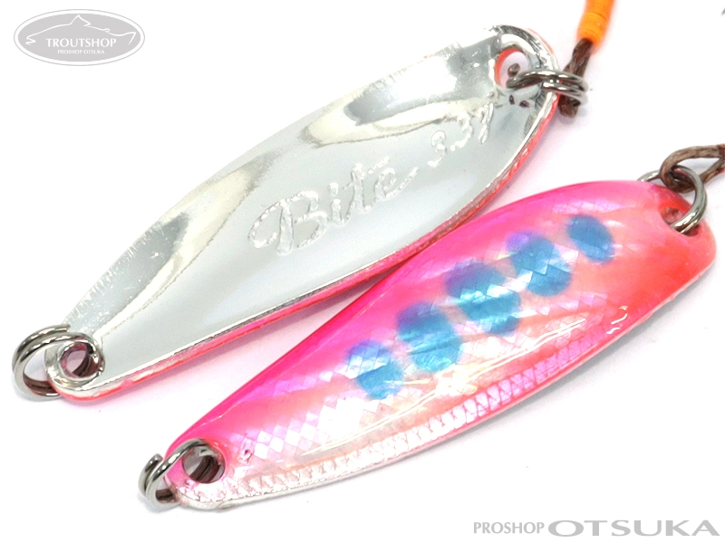 アートフィッシング 忠さんスプーン シェルバイト 3.3g 3.3g 38mm #YMM/PK-S