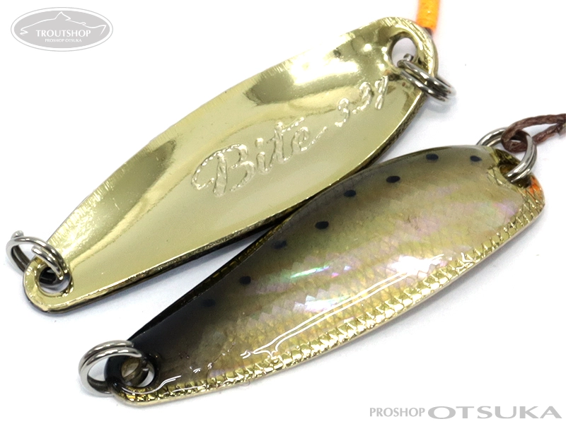 アートフィッシング 忠さんスプーン シェルバイト 3.3g 3.3g 38mm #ST-G