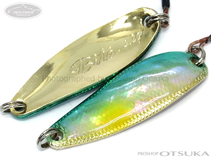 アートフィッシング 忠さんスプーン シェルバイト 4.2g 4.2g 38mm #AYUーG