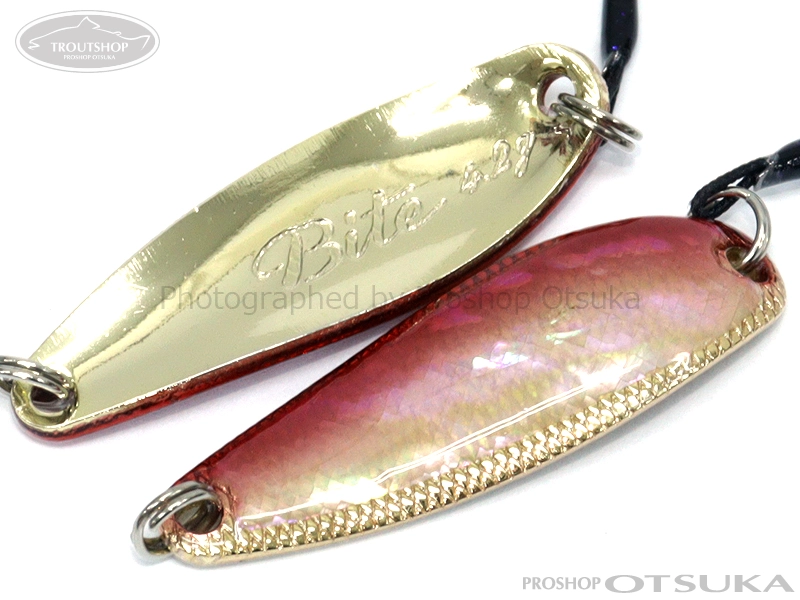 アートフィッシング 忠さんスプーン シェルバイト 4.2g 4.2g 38mm #REDーG