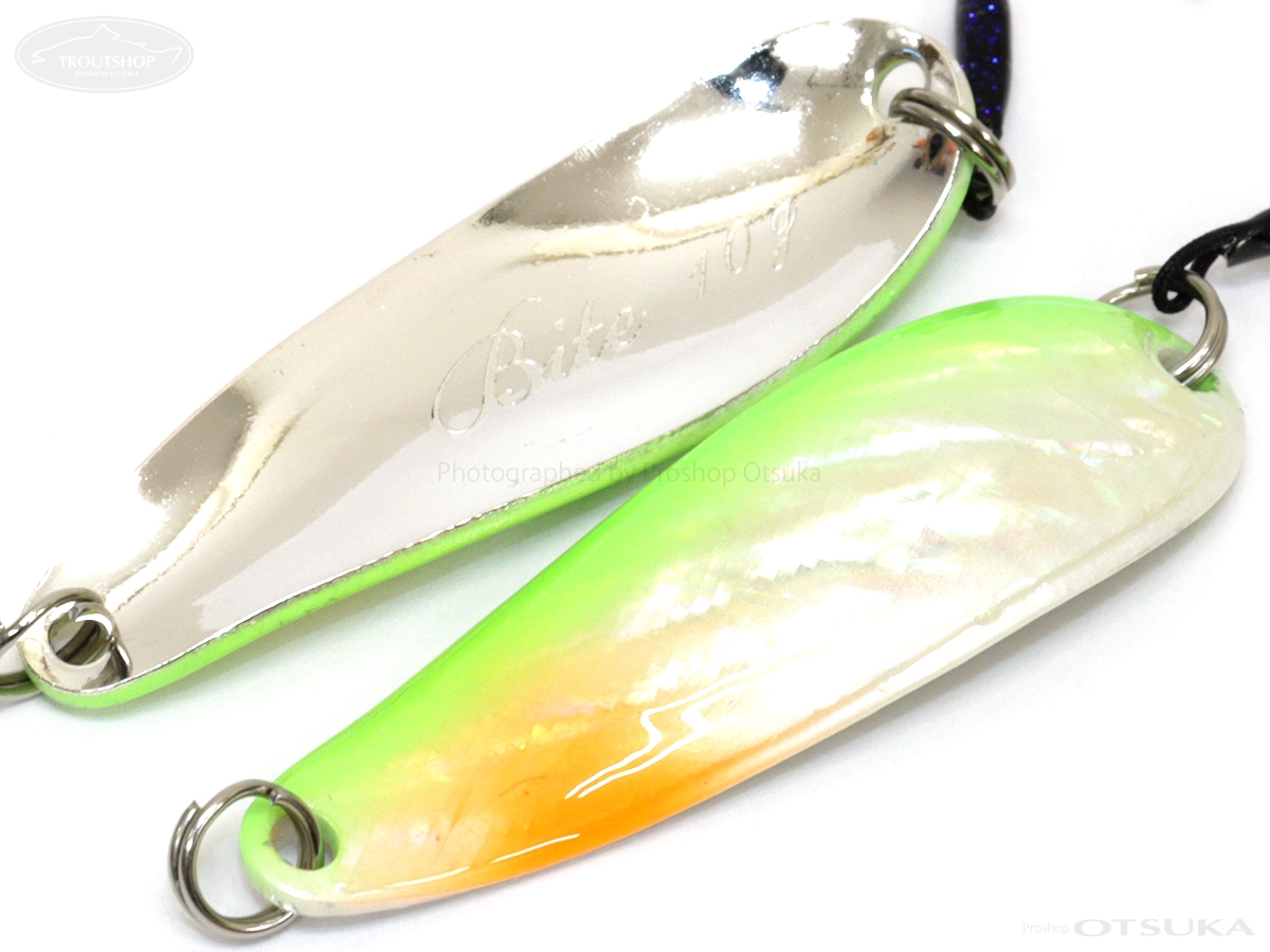 アートフィッシング 忠さんスプーン シェルバイト 10g 10g 56mm #P/GR