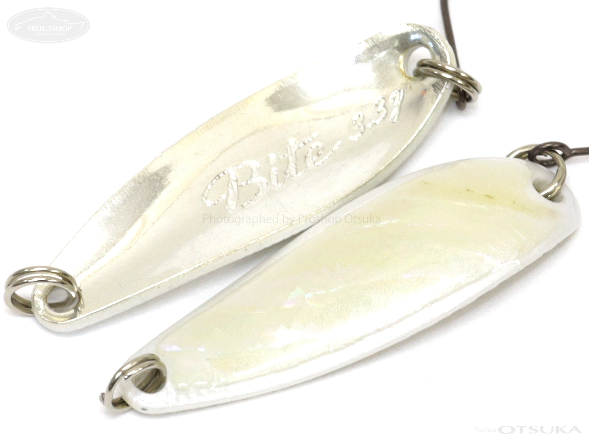アートフィッシング 忠さんスプーン シェルバイト 3.3g 3.3g 38mm #パステル/PW