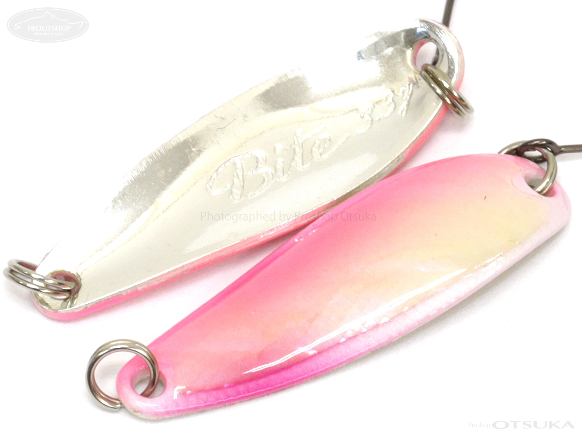 アートフィッシング 忠さんスプーン シェルバイト 3.3g 3.3g 38mm #パステル/PK