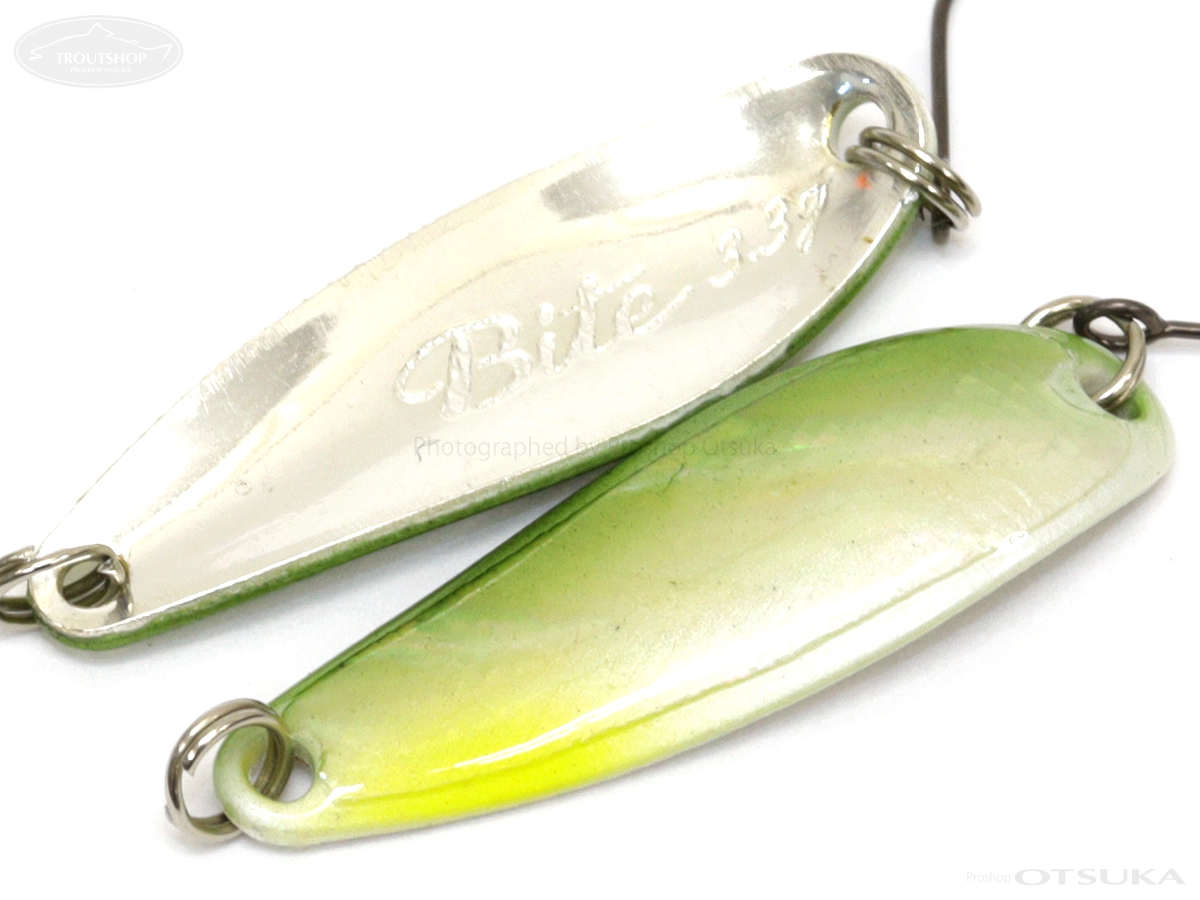 アートフィッシング 忠さんスプーン シェルバイト 3.3g 3.3g 38mm #パステル/OL