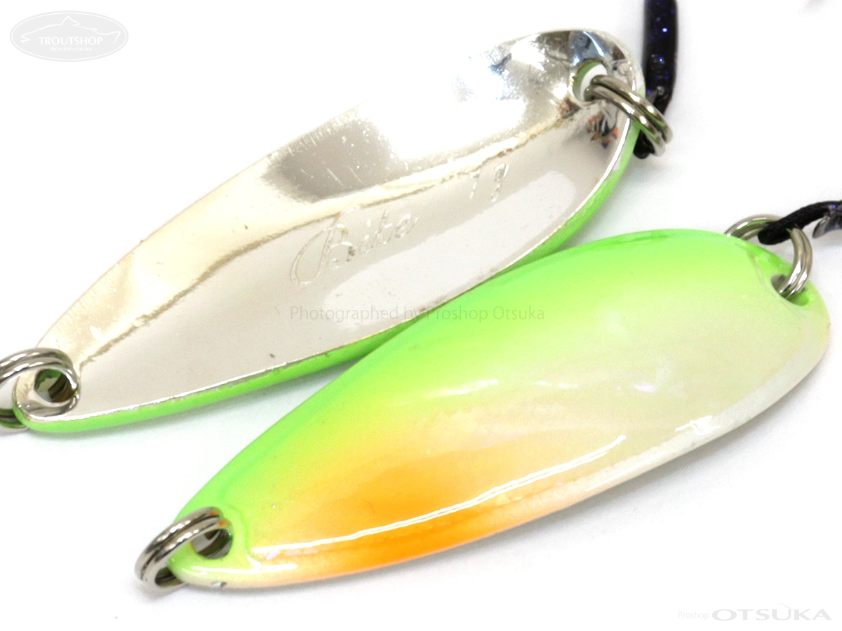 アートフィッシング 忠さんスプーン シェルバイト 7g 7g 44mm #P/GR